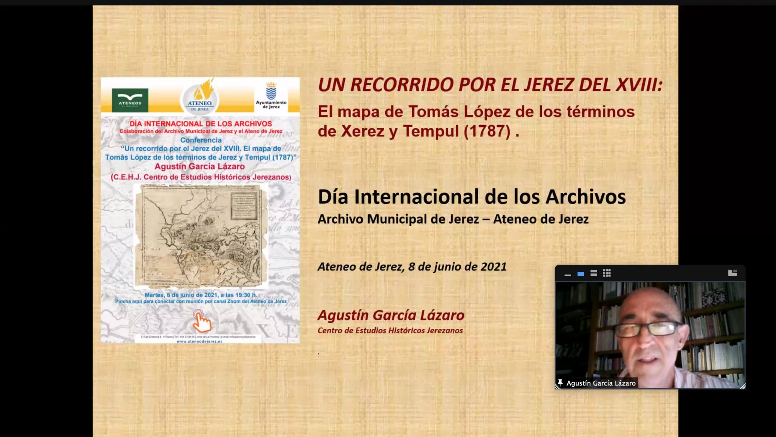 Mapa de Tomás López de los términos municipales de Jerez y Tempul