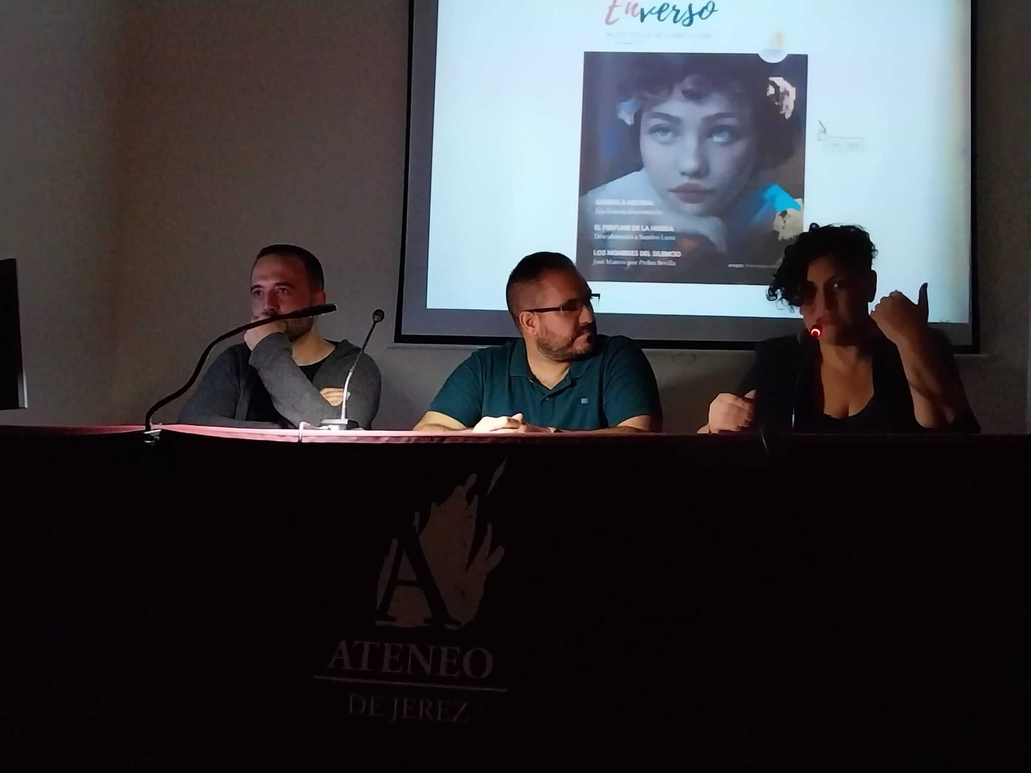 Triplete poético: Tertulia poética, presentación Revista Enverso y Brindis poético