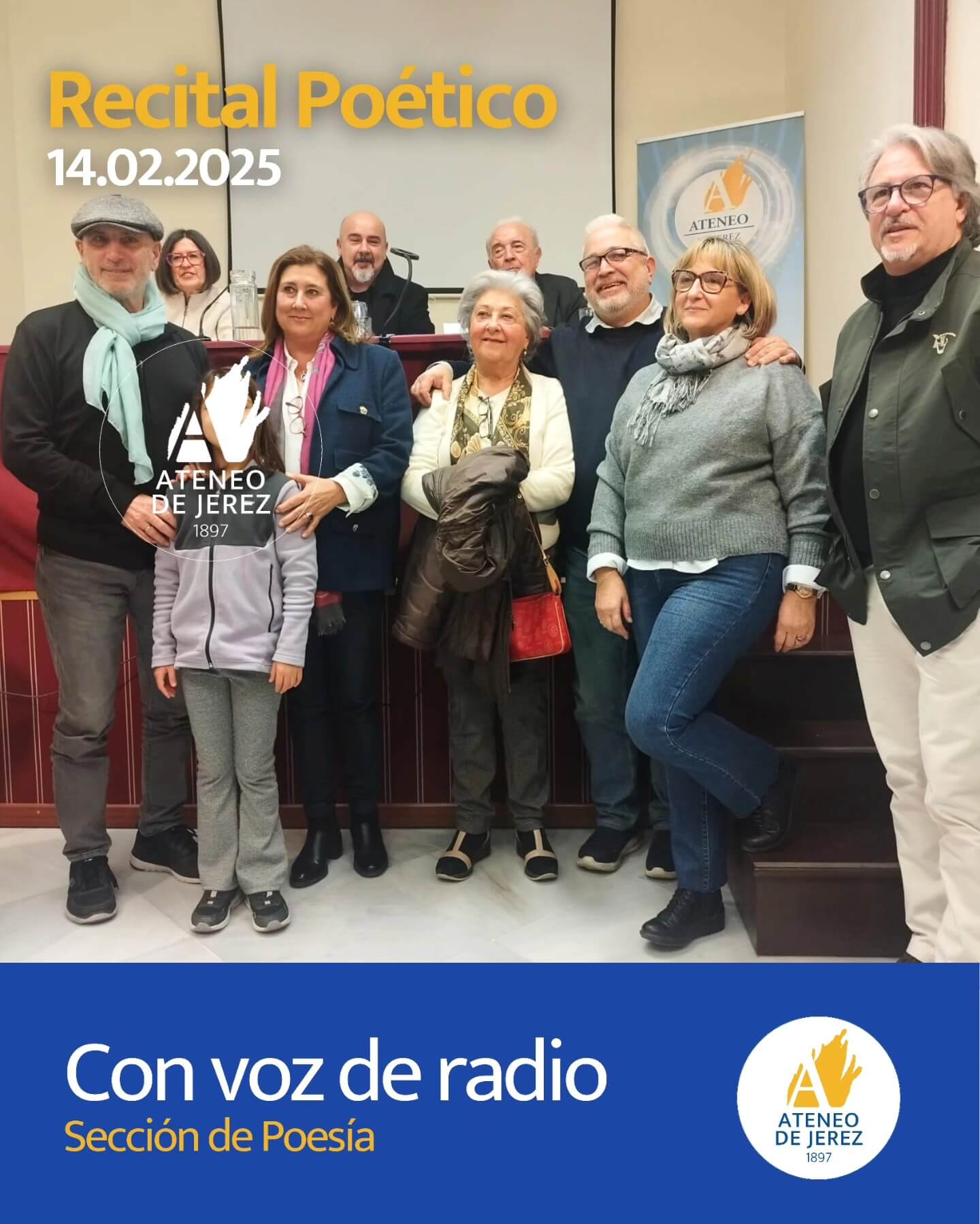 Recital poético “Con voz de radio”