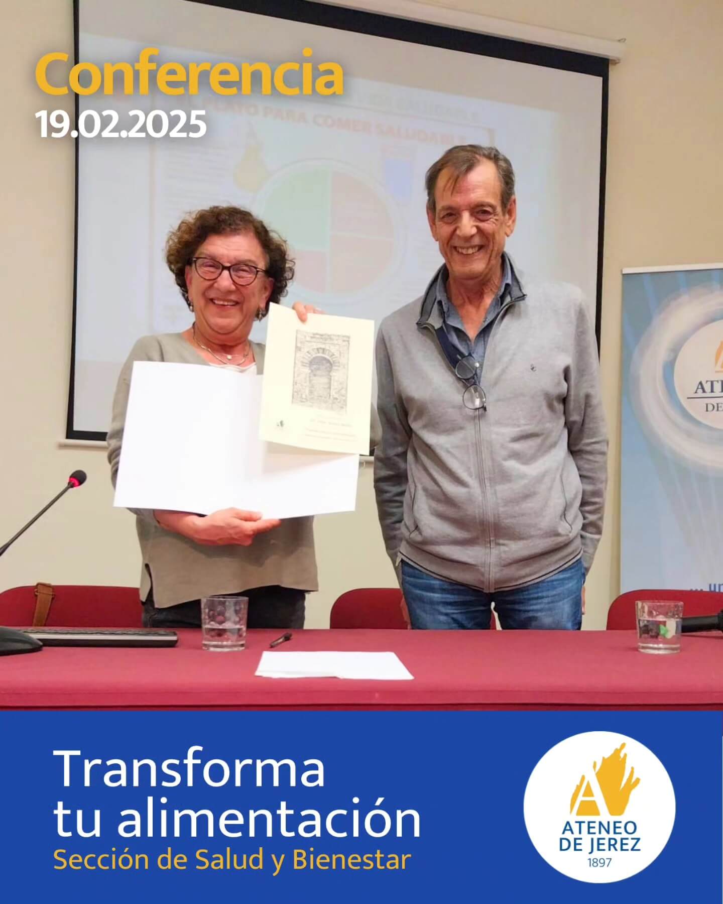 Conferencia “Transforma tu alimentación. Hábitos saludables de manera fácil”