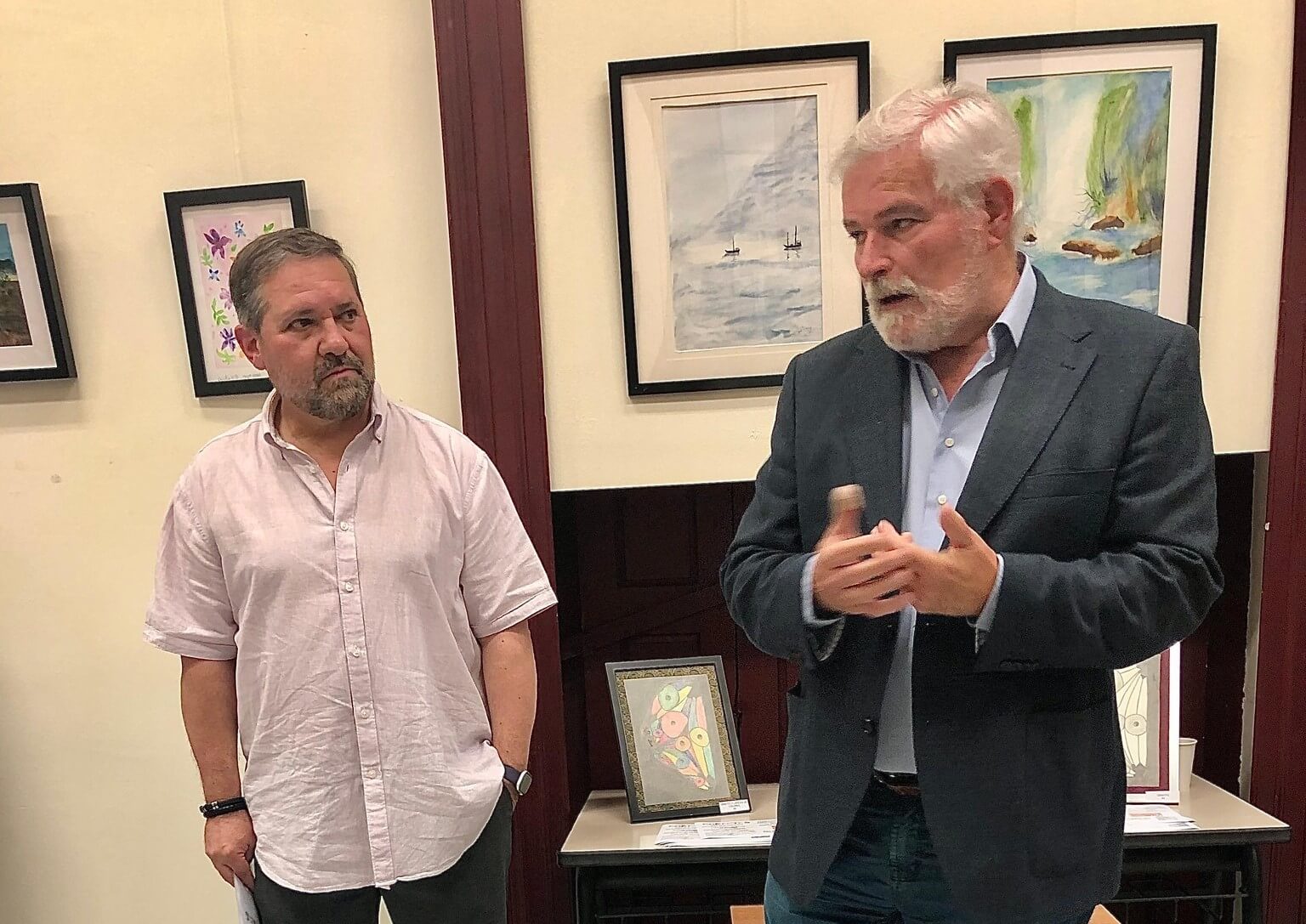 Inauguración de la exposición artística solidaria “CREARTES”
